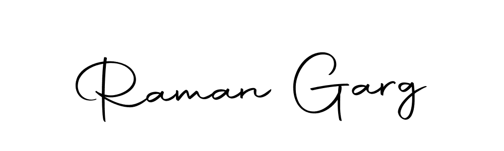 How to make Raman Garg name signature. Use Autography-DOLnW style for creating short signs online. This is the latest handwritten sign. Raman Garg signature style 10 images and pictures png