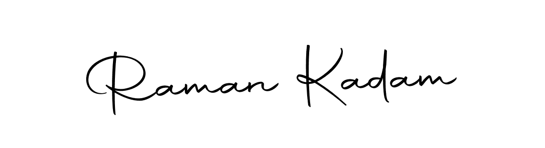 Make a beautiful signature design for name Raman Kadam. With this signature (Autography-DOLnW) style, you can create a handwritten signature for free. Raman Kadam signature style 10 images and pictures png