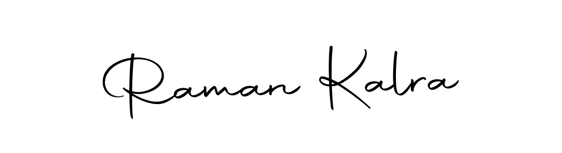 How to make Raman Kalra name signature. Use Autography-DOLnW style for creating short signs online. This is the latest handwritten sign. Raman Kalra signature style 10 images and pictures png