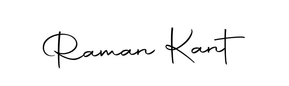 Create a beautiful signature design for name Raman Kant. With this signature (Autography-DOLnW) fonts, you can make a handwritten signature for free. Raman Kant signature style 10 images and pictures png