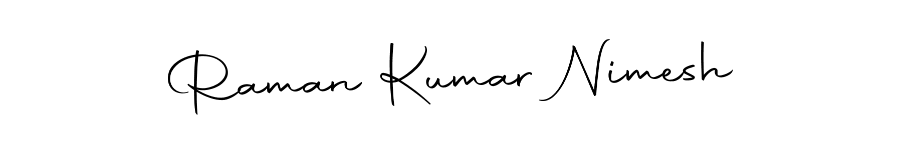 You can use this online signature creator to create a handwritten signature for the name Raman Kumar Nimesh. This is the best online autograph maker. Raman Kumar Nimesh signature style 10 images and pictures png
