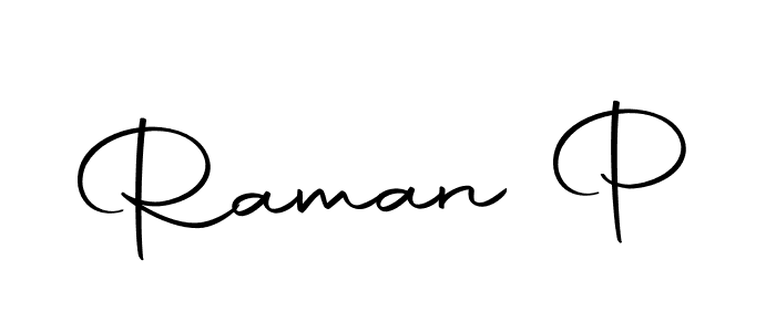 Design your own signature with our free online signature maker. With this signature software, you can create a handwritten (Autography-DOLnW) signature for name Raman P. Raman P signature style 10 images and pictures png