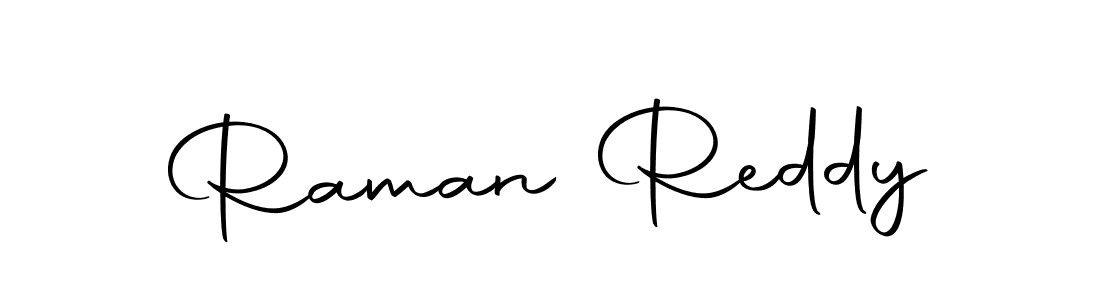 Create a beautiful signature design for name Raman Reddy. With this signature (Autography-DOLnW) fonts, you can make a handwritten signature for free. Raman Reddy signature style 10 images and pictures png