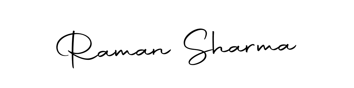 You can use this online signature creator to create a handwritten signature for the name Raman Sharma. This is the best online autograph maker. Raman Sharma signature style 10 images and pictures png