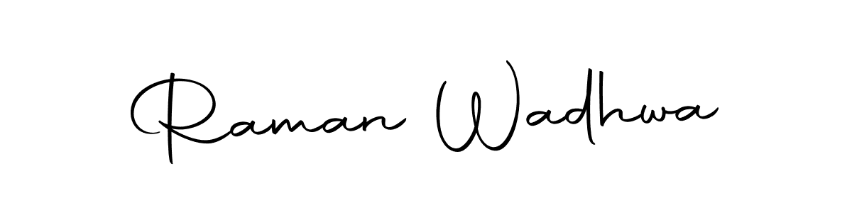 Similarly Autography-DOLnW is the best handwritten signature design. Signature creator online .You can use it as an online autograph creator for name Raman Wadhwa. Raman Wadhwa signature style 10 images and pictures png