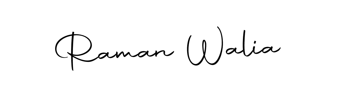 Raman Walia stylish signature style. Best Handwritten Sign (Autography-DOLnW) for my name. Handwritten Signature Collection Ideas for my name Raman Walia. Raman Walia signature style 10 images and pictures png