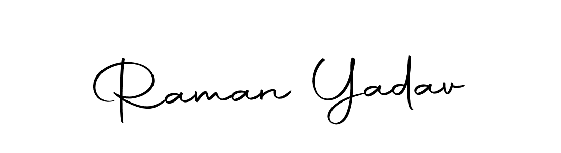 How to make Raman Yadav signature? Autography-DOLnW is a professional autograph style. Create handwritten signature for Raman Yadav name. Raman Yadav signature style 10 images and pictures png