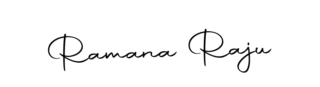 Ramana Raju stylish signature style. Best Handwritten Sign (Autography-DOLnW) for my name. Handwritten Signature Collection Ideas for my name Ramana Raju. Ramana Raju signature style 10 images and pictures png