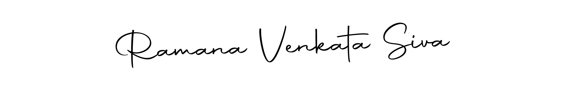Create a beautiful signature design for name Ramana Venkata Siva. With this signature (Autography-DOLnW) fonts, you can make a handwritten signature for free. Ramana Venkata Siva signature style 10 images and pictures png
