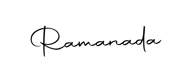 You should practise on your own different ways (Autography-DOLnW) to write your name (Ramanada) in signature. don't let someone else do it for you. Ramanada signature style 10 images and pictures png