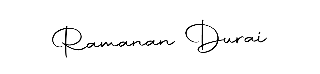 Create a beautiful signature design for name Ramanan Durai. With this signature (Autography-DOLnW) fonts, you can make a handwritten signature for free. Ramanan Durai signature style 10 images and pictures png