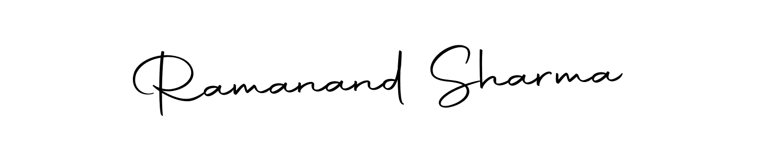 Ramanand Sharma stylish signature style. Best Handwritten Sign (Autography-DOLnW) for my name. Handwritten Signature Collection Ideas for my name Ramanand Sharma. Ramanand Sharma signature style 10 images and pictures png