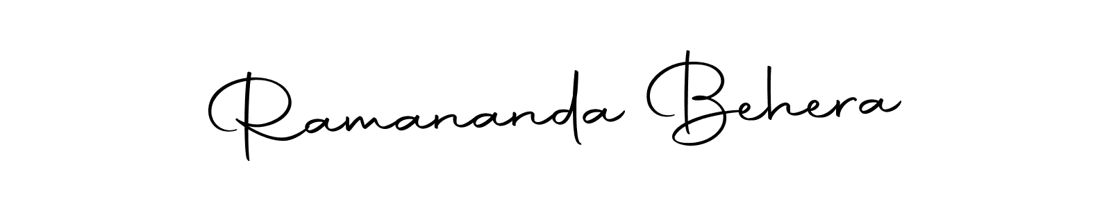 Use a signature maker to create a handwritten signature online. With this signature software, you can design (Autography-DOLnW) your own signature for name Ramananda Behera. Ramananda Behera signature style 10 images and pictures png