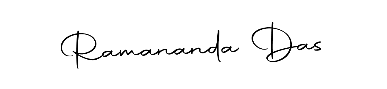Create a beautiful signature design for name Ramananda Das. With this signature (Autography-DOLnW) fonts, you can make a handwritten signature for free. Ramananda Das signature style 10 images and pictures png