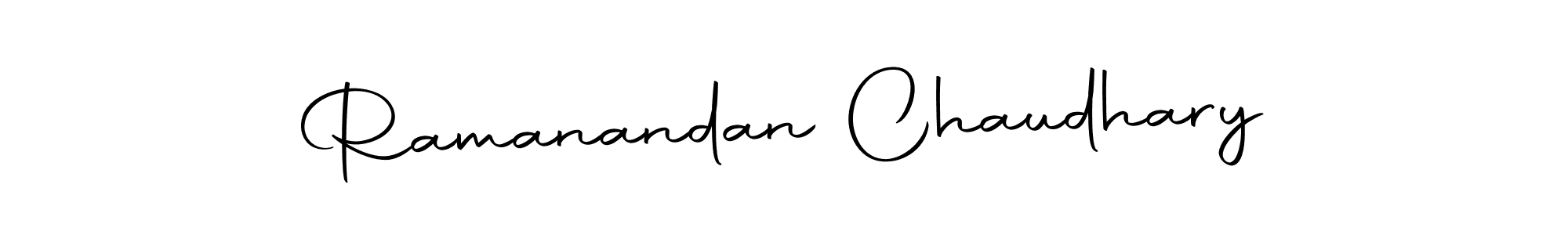 Ramanandan Chaudhary stylish signature style. Best Handwritten Sign (Autography-DOLnW) for my name. Handwritten Signature Collection Ideas for my name Ramanandan Chaudhary. Ramanandan Chaudhary signature style 10 images and pictures png