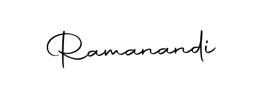 Use a signature maker to create a handwritten signature online. With this signature software, you can design (Autography-DOLnW) your own signature for name Ramanandi. Ramanandi signature style 10 images and pictures png