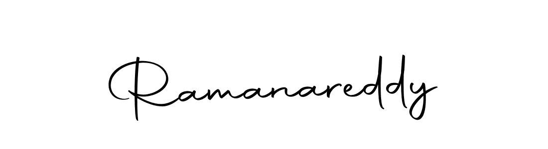 Create a beautiful signature design for name Ramanareddy. With this signature (Autography-DOLnW) fonts, you can make a handwritten signature for free. Ramanareddy signature style 10 images and pictures png