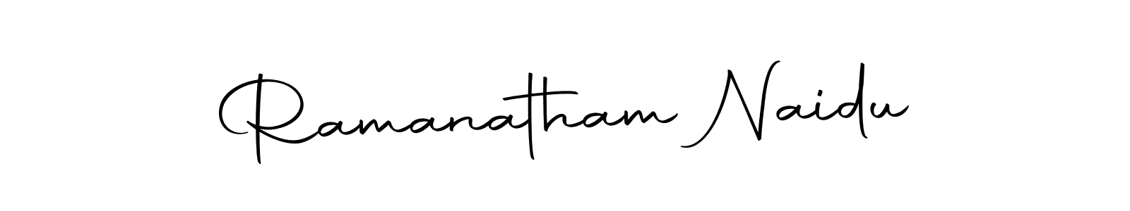 Make a beautiful signature design for name Ramanatham Naidu. Use this online signature maker to create a handwritten signature for free. Ramanatham Naidu signature style 10 images and pictures png