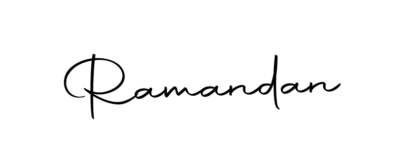 Make a beautiful signature design for name Ramandan. With this signature (Autography-DOLnW) style, you can create a handwritten signature for free. Ramandan signature style 10 images and pictures png
