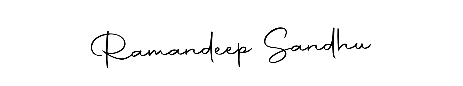 Design your own signature with our free online signature maker. With this signature software, you can create a handwritten (Autography-DOLnW) signature for name Ramandeep Sandhu. Ramandeep Sandhu signature style 10 images and pictures png