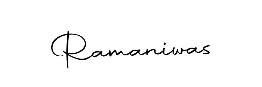 Use a signature maker to create a handwritten signature online. With this signature software, you can design (Autography-DOLnW) your own signature for name Ramaniwas. Ramaniwas signature style 10 images and pictures png
