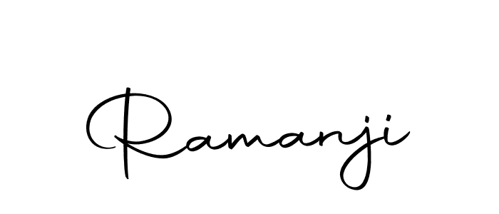 Design your own signature with our free online signature maker. With this signature software, you can create a handwritten (Autography-DOLnW) signature for name Ramanji. Ramanji signature style 10 images and pictures png