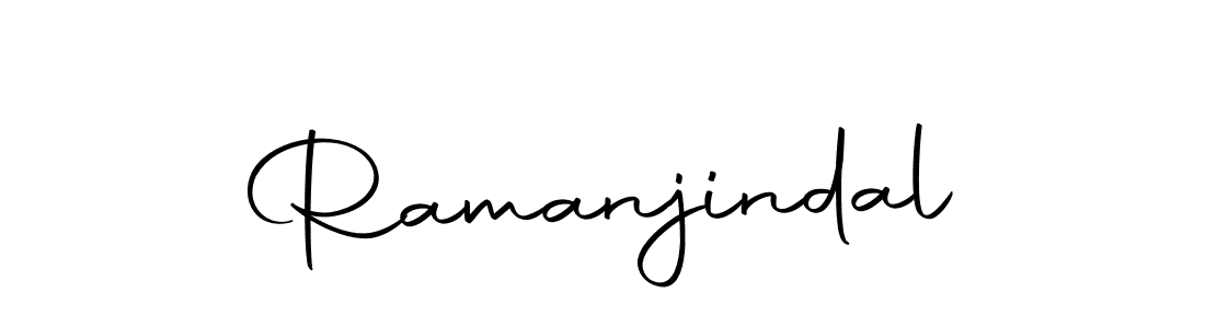 How to make Ramanjindal name signature. Use Autography-DOLnW style for creating short signs online. This is the latest handwritten sign. Ramanjindal signature style 10 images and pictures png