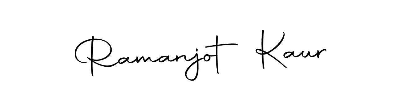 Create a beautiful signature design for name Ramanjot Kaur. With this signature (Autography-DOLnW) fonts, you can make a handwritten signature for free. Ramanjot Kaur signature style 10 images and pictures png