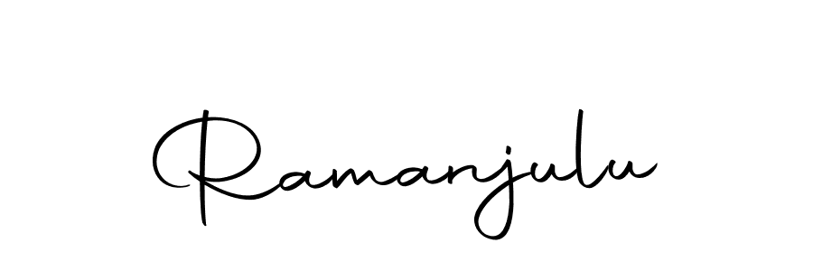 Create a beautiful signature design for name Ramanjulu. With this signature (Autography-DOLnW) fonts, you can make a handwritten signature for free. Ramanjulu signature style 10 images and pictures png