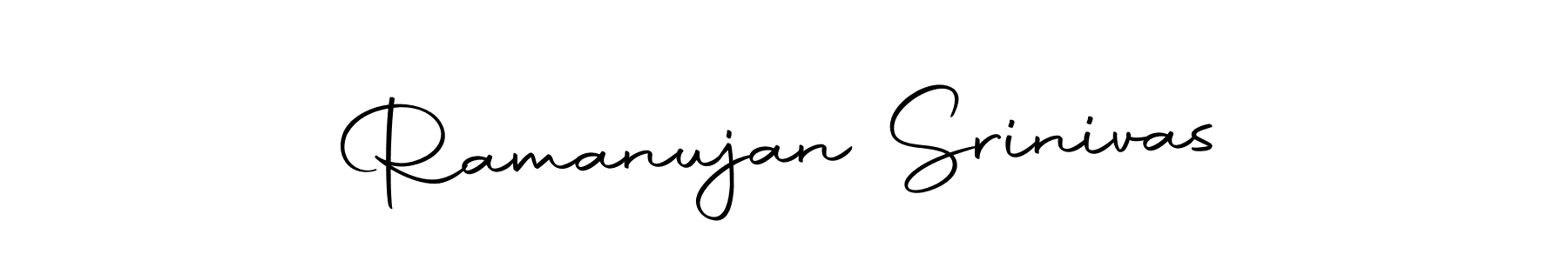 The best way (Autography-DOLnW) to make a short signature is to pick only two or three words in your name. The name Ramanujan Srinivas include a total of six letters. For converting this name. Ramanujan Srinivas signature style 10 images and pictures png