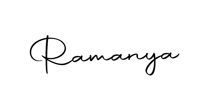 How to make Ramanya signature? Autography-DOLnW is a professional autograph style. Create handwritten signature for Ramanya name. Ramanya signature style 10 images and pictures png