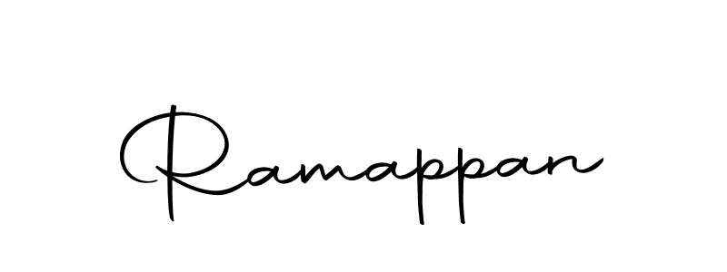 Design your own signature with our free online signature maker. With this signature software, you can create a handwritten (Autography-DOLnW) signature for name Ramappan. Ramappan signature style 10 images and pictures png