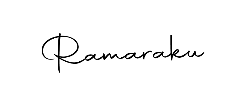 Use a signature maker to create a handwritten signature online. With this signature software, you can design (Autography-DOLnW) your own signature for name Ramaraku. Ramaraku signature style 10 images and pictures png