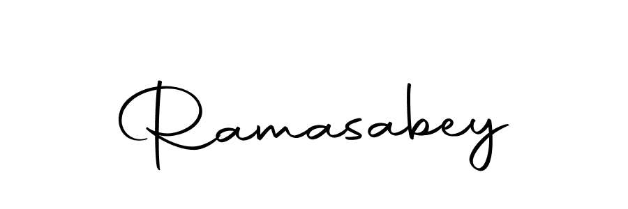 You should practise on your own different ways (Autography-DOLnW) to write your name (Ramasabey) in signature. don't let someone else do it for you. Ramasabey signature style 10 images and pictures png