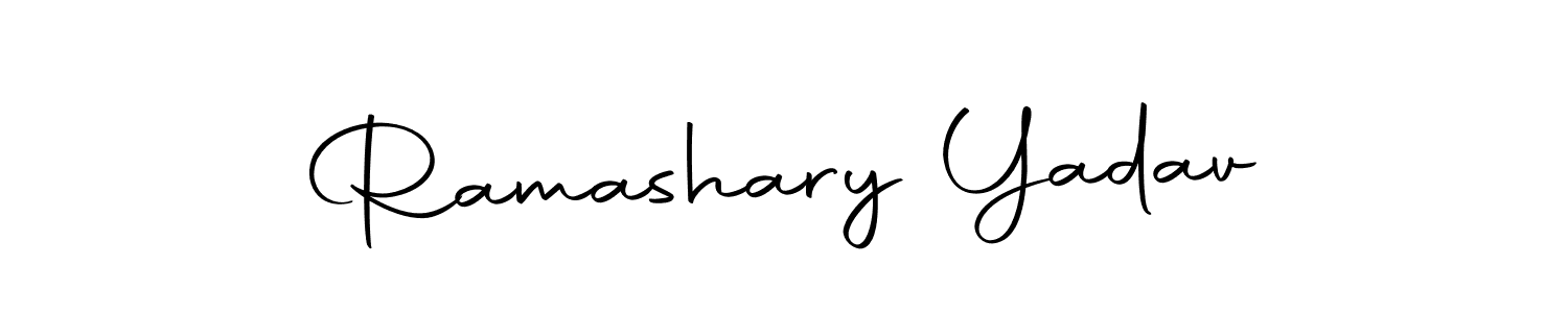 Autography-DOLnW is a professional signature style that is perfect for those who want to add a touch of class to their signature. It is also a great choice for those who want to make their signature more unique. Get Ramashary Yadav name to fancy signature for free. Ramashary Yadav signature style 10 images and pictures png