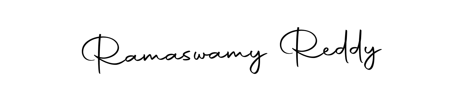 The best way (Autography-DOLnW) to make a short signature is to pick only two or three words in your name. The name Ramaswamy Reddy include a total of six letters. For converting this name. Ramaswamy Reddy signature style 10 images and pictures png