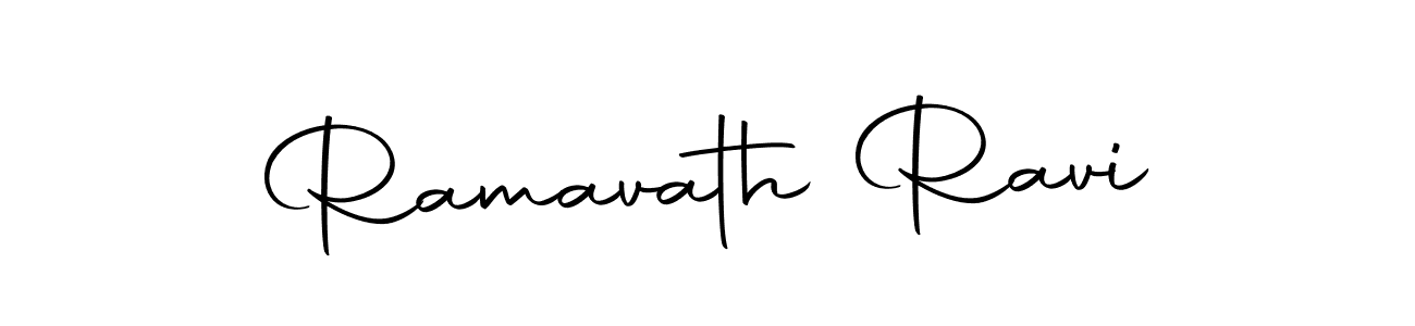 Make a beautiful signature design for name Ramavath Ravi. With this signature (Autography-DOLnW) style, you can create a handwritten signature for free. Ramavath Ravi signature style 10 images and pictures png