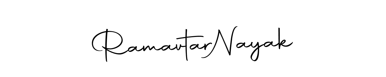 Design your own signature with our free online signature maker. With this signature software, you can create a handwritten (Autography-DOLnW) signature for name Ramavtar  Nayak. Ramavtar  Nayak signature style 10 images and pictures png