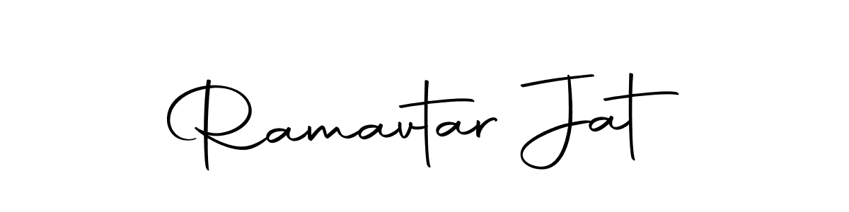 Ramavtar Jat stylish signature style. Best Handwritten Sign (Autography-DOLnW) for my name. Handwritten Signature Collection Ideas for my name Ramavtar Jat. Ramavtar Jat signature style 10 images and pictures png
