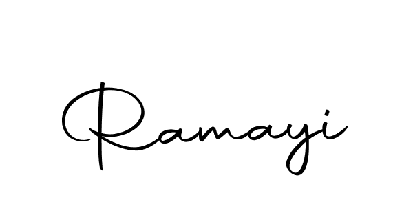 You should practise on your own different ways (Autography-DOLnW) to write your name (Ramayi) in signature. don't let someone else do it for you. Ramayi signature style 10 images and pictures png