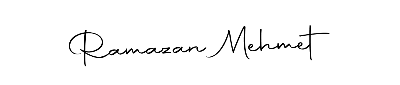 Create a beautiful signature design for name Ramazan Mehmet. With this signature (Autography-DOLnW) fonts, you can make a handwritten signature for free. Ramazan Mehmet signature style 10 images and pictures png