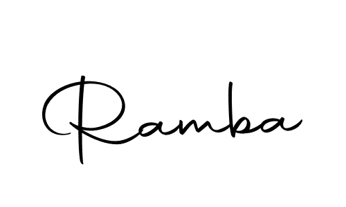 Here are the top 10 professional signature styles for the name Ramba. These are the best autograph styles you can use for your name. Ramba signature style 10 images and pictures png
