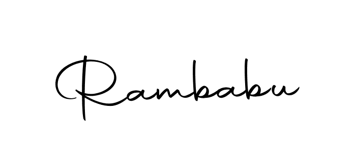 if you are searching for the best signature style for your name Rambabu. so please give up your signature search. here we have designed multiple signature styles  using Autography-DOLnW. Rambabu signature style 10 images and pictures png