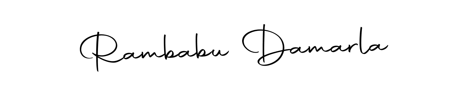 You can use this online signature creator to create a handwritten signature for the name Rambabu Damarla. This is the best online autograph maker. Rambabu Damarla signature style 10 images and pictures png