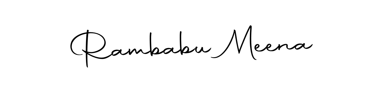 Also we have Rambabu Meena name is the best signature style. Create professional handwritten signature collection using Autography-DOLnW autograph style. Rambabu Meena signature style 10 images and pictures png