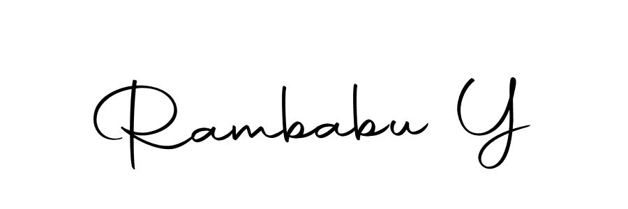 This is the best signature style for the Rambabu Y name. Also you like these signature font (Autography-DOLnW). Mix name signature. Rambabu Y signature style 10 images and pictures png