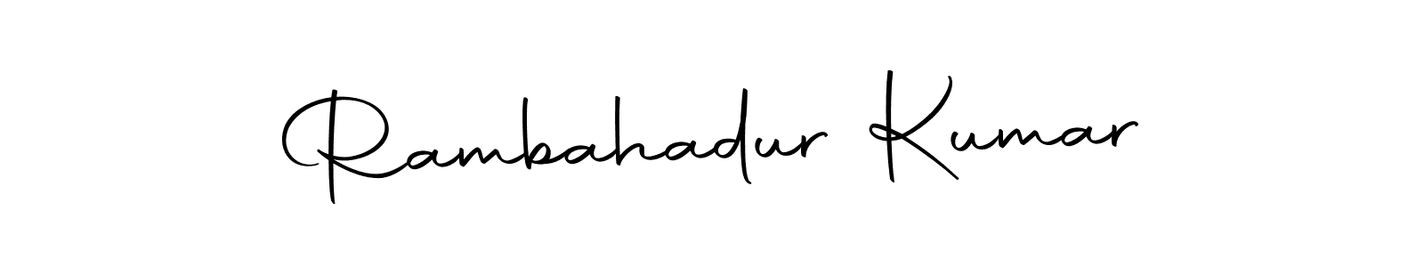 if you are searching for the best signature style for your name Rambahadur Kumar. so please give up your signature search. here we have designed multiple signature styles  using Autography-DOLnW. Rambahadur Kumar signature style 10 images and pictures png