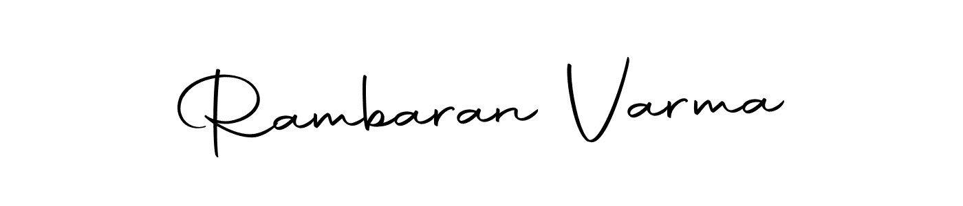 Make a beautiful signature design for name Rambaran Varma. With this signature (Autography-DOLnW) style, you can create a handwritten signature for free. Rambaran Varma signature style 10 images and pictures png