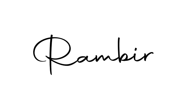 if you are searching for the best signature style for your name Rambir. so please give up your signature search. here we have designed multiple signature styles  using Autography-DOLnW. Rambir signature style 10 images and pictures png