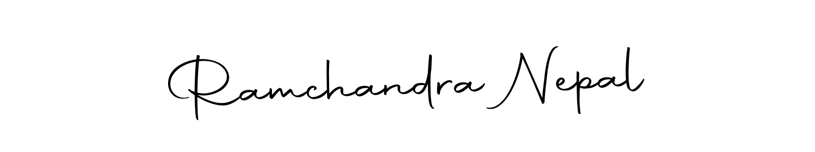 Make a beautiful signature design for name Ramchandra Nepal. With this signature (Autography-DOLnW) style, you can create a handwritten signature for free. Ramchandra Nepal signature style 10 images and pictures png